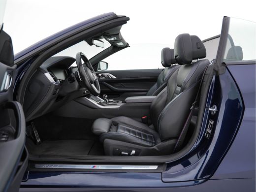 BMW 4 Serie Cabrio 420i High Executive M-Sportpack (INCL.BTW) *LEATHER | FULL-LED | MEMORY-PACK | BLIND-SPOT ... ActivLease financial lease