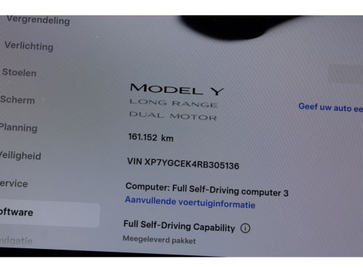 Tesla Model Y Long Range AWD 75 kWh SOh 88,9% LEER AUTOPILOT NAVI TREKHAAK 161000KM!!! ActivLease financial lease