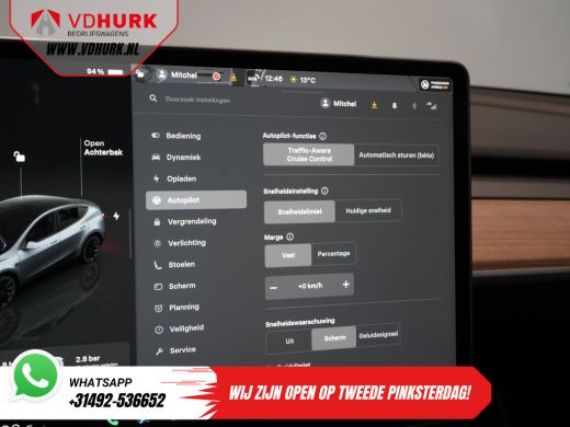 Tesla Model Y 455 Km WLTP (DEMO) Auto Pilot/ Pano/ Memory/ Elek.klep/ Stoelverw./ Navi/ 360 Camera/ Climate/ 20... ActivLease financial lease