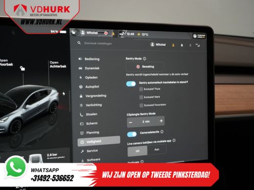 Tesla Model Y 455 Km WLTP (DEMO) Auto Pilot/ Pano/ Memory/ Elek.klep/ Stoelverw./ Navi/ 360 Camera/ Climate/ 20... ActivLease financial lease