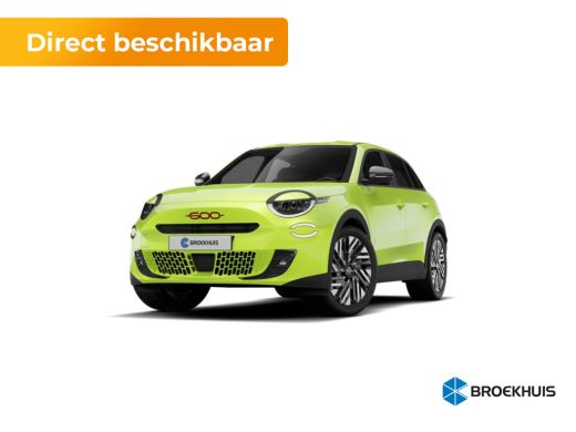 Fiat 600e Sport | 10,25" touchscreen radio met Bluetooth, DAB & USB | Automatische airconditioning | Cruise...