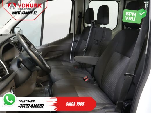 Ford Transit 2.0 TDCI 130 pk DC Dubbel Cabine Open Laadbak/ 7 Pers./ 3.0t Trekverm./ Carplay/ Cruise/ Climate/... ActivLease financial lease