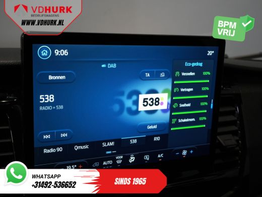Ford Transit 2.0 TDCI 130 pk DC Dubbel Cabine Open Laadbak/ 7 Pers./ 3.0t Trekverm./ Carplay/ Cruise/ Climate/... ActivLease financial lease