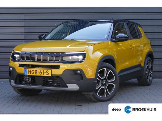 Jeep Avenger 1.2 E-HYBRID 110PK SUMMIT AUTOMAAT / NAVI / CLIMA / CAMERA / 18"LMV / ELEKTR. ACHTERKLEP / JBL AU...
