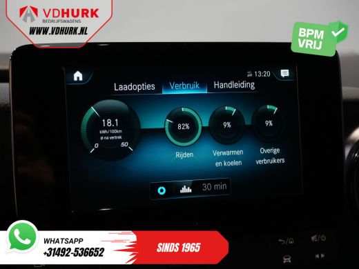 Mercedes-Benz eCitan 112 Pro 284 km WLTP Snellader/ LED/ Stoelverw./ Carplay/ Climate/ Navi/ Cruise/ Camera/ PDC ActivLease financial lease