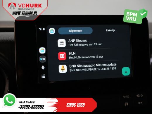 Mercedes-Benz eCitan 112 Pro 284 km WLTP Snellader/ LED/ Stoelverw./ Carplay/ Climate/ Navi/ Cruise/ Camera/ PDC ActivLease financial lease