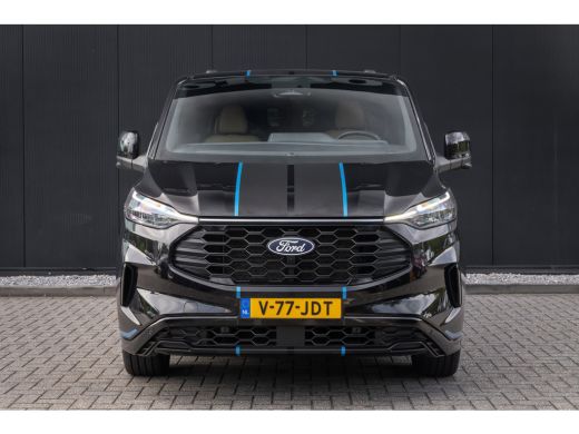 Ford Transit Custom AWD | Dubbel Cabine | zwarte hemelbekleding | bruin leder | 19'' velgen | zeer compleet | ActivLease financial lease