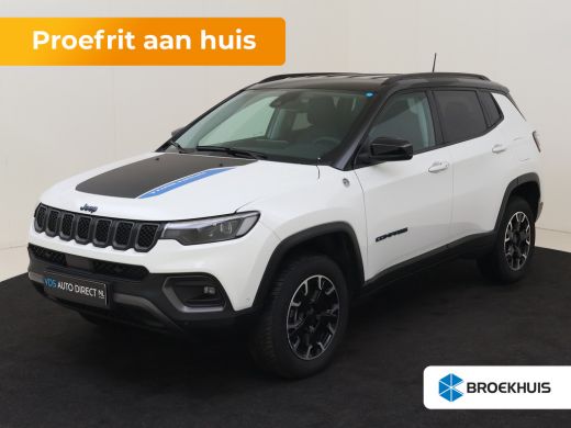 Jeep Compass 4xe 240 Plug-in Hybrid Electric Trailhawk Lederen Bekleding | Elek. Stoelen met Geheugen | Camera...
