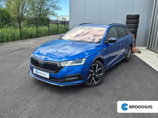Skoda Octavia Combi 1.4 TSI iV PHEV Sportline Business 245PK DSG/AUTO | Glazen panorama-dak | Trekhaak | Achter...