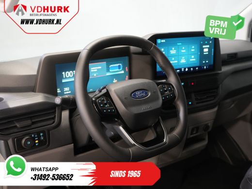 Ford E-Transit Custom L2 330 km WLTP LED/ Standkachel/ Snellader/ 2.3t Trekverm./ Carplay/ Climate/ Camera/ PDC/ Cruise ActivLease financial lease