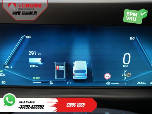 Ford E-Transit Custom L2 330 km WLTP LED/ Standkachel/ Snellader/ 2.3t Trekverm./ Carplay/ Climate/ Camera/ PDC/ Cruise ActivLease financial lease