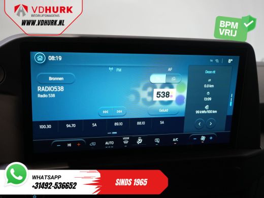 Ford E-Transit Custom L2 330 km WLTP LED/ Standkachel/ Snellader/ 2.3t Trekverm./ Carplay/ Climate/ Camera/ PDC/ Cruise ActivLease financial lease