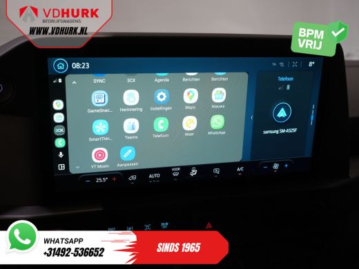 Ford E-Transit Custom L2 330 km WLTP LED/ Standkachel/ Snellader/ 2.3t Trekverm./ Carplay/ Climate/ Camera/ PDC/ Cruise ActivLease financial lease