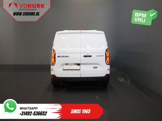 Ford E-Transit Custom L2 330 km WLTP LED/ Standkachel/ Snellader/ 2.3t Trekverm./ Carplay/ Climate/ Camera/ PDC/ Cruise ActivLease financial lease