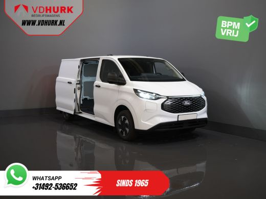 Ford E-Transit Custom L2 330 km WLTP LED/ Standkachel/ Snellader/ 2.3t Trekverm./ Carplay/ Climate/ Camera/ PDC/ Cruise ActivLease financial lease