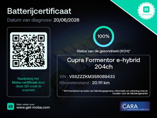 CUPRA Formentor 1.5 TSI PHEV e-Hybrid Business | 360 Camera | Sennheiser audio | Cruise adaptief | Stuur+stoel ve... ActivLease financial lease