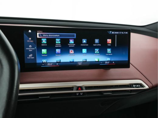 BMW iX xDrive40 High Executive 77 kWh AWD [ 3-Fase-11kW ] {SOH-100%} (INCL-BTW) *LEATHER | TOPVIEW | FUL... ActivLease financial lease