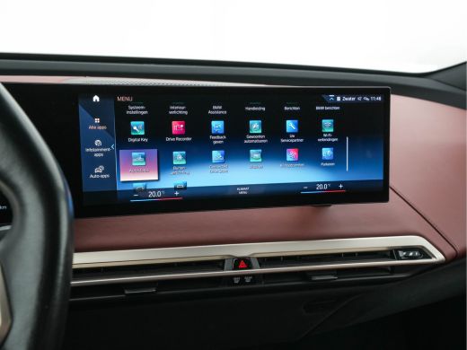 BMW iX xDrive40 High Executive 77 kWh AWD [ 3-Fase-11kW ] {SOH-100%} (INCL-BTW) *LEATHER | TOPVIEW | FUL... ActivLease financial lease