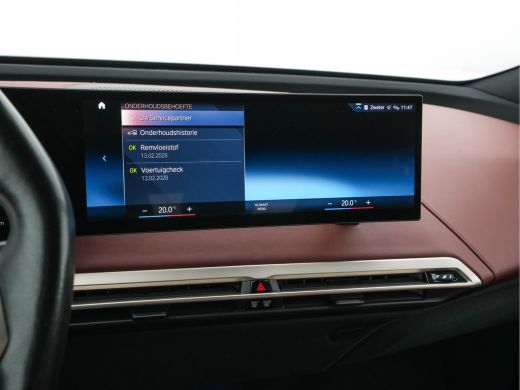 BMW iX xDrive40 High Executive 77 kWh AWD [ 3-Fase-11kW ] {SOH-100%} (INCL-BTW) *LEATHER | TOPVIEW | FUL... ActivLease financial lease
