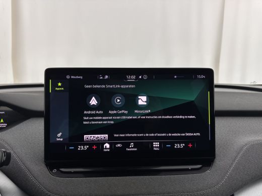 Skoda Enyaq iV 60 [ 3-Fase-11kW ] {SoH-88%} (INCL-BTW) *LEATHER-FABRIC | FULL-LED | DIGI-COCKPIT | CAMERA | KEYL... ActivLease financial lease