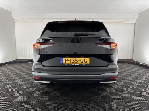 Skoda Enyaq iV 60 [ 3-Fase-11kW ] {SoH-88%} (INCL-BTW) *LEATHER-FABRIC | FULL-LED | DIGI-COCKPIT | CAMERA | KEYL... ActivLease financial lease