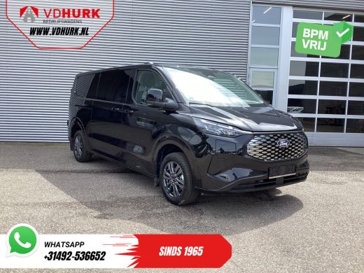 Ford E-Transit Custom 218 pk 330 km WLTP L2 Limited Garantie t/m 2028/ 2x Elek.Schuif/ 2.3t Trekverm./ Snellader/ B&O/ ...