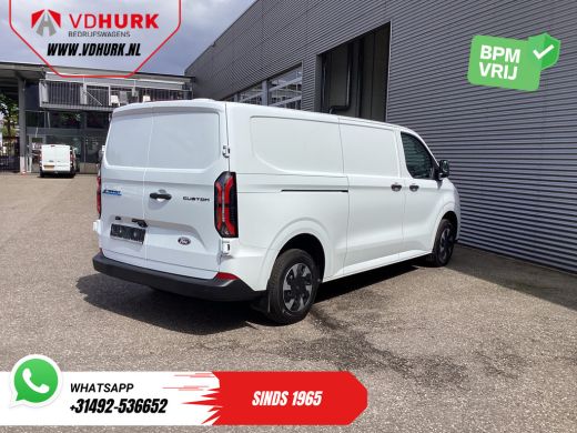 Ford E-Transit Custom L2 330 km WLTP Garantie t/m 2028/ LED/ Snellader/ Standkachel/ Stoelverw./ Stuurverw./ Carplay/ C... ActivLease financial lease