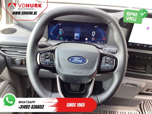 Ford E-Transit Custom L2 330 km WLTP Garantie t/m 2028/ LED/ Snellader/ Standkachel/ Stoelverw./ Stuurverw./ Carplay/ C... ActivLease financial lease
