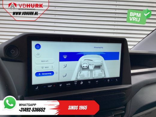 Ford E-Transit Custom L2 330 km WLTP Garantie t/m 2028/ LED/ Snellader/ Standkachel/ Stoelverw./ Stuurverw./ Carplay/ C... ActivLease financial lease
