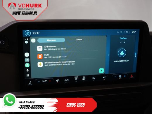 Ford E-Transit Custom L2 330 km WLTP Garantie t/m 2028/ LED/ Snellader/ Standkachel/ Stoelverw./ Stuurverw./ Carplay/ C... ActivLease financial lease
