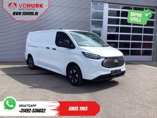 Ford E-Transit Custom L2 330 km WLTP Garantie t/m 2028/ LED/ Snellader/ Standkachel/ Stoelverw./ Stuurverw./ Carplay/ C...