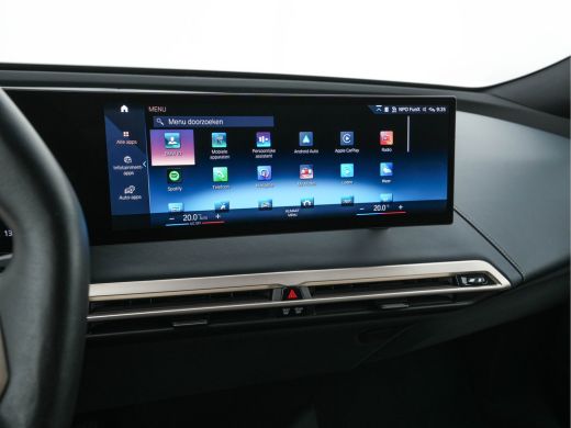 BMW iX xDrive40 High Executive 77 kWh [ 3-Fase 11kW ] {SOH-99%} (INCL-BTW) *PANO | LEATHER | TOPVIEW | F... ActivLease financial lease