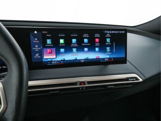 BMW iX xDrive40 High Executive 77 kWh [ 3-Fase 11kW ] {SOH-99%} (INCL-BTW) *PANO | LEATHER | TOPVIEW | F... ActivLease financial lease