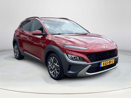 Hyundai Kona 1.6 GDI HEV Premium | All-in prijs | 3 jaar garantie | Automaat | Leder | Meest luxe uitvoering | ActivLease financial lease