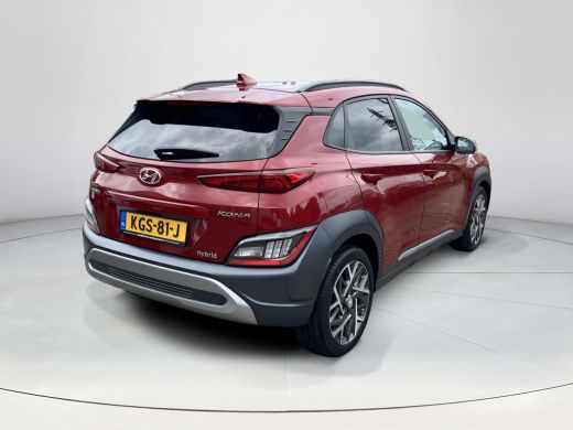 Hyundai Kona 1.6 GDI HEV Premium | All-in prijs | 3 jaar garantie | Automaat | Leder | Meest luxe uitvoering | ActivLease financial lease