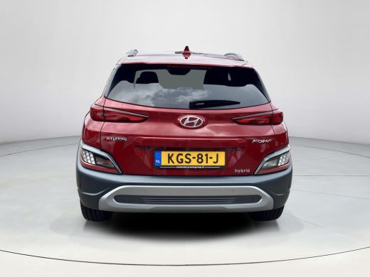 Hyundai Kona 1.6 GDI HEV Premium | All-in prijs | 3 jaar garantie | Automaat | Leder | Meest luxe uitvoering | ActivLease financial lease