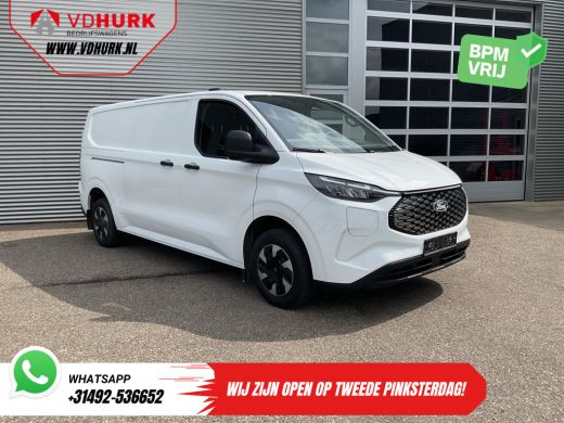 Ford E-Transit Custom L2 330 km WLTP LED/ Standkachel/ Stoelverw./ Snellader/ 2.3t Trekverm./ Carplay/ Climate/ Camera/...