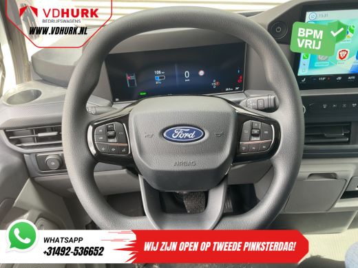 Ford E-Transit Custom L2 330 km WLTP LED/ Standkachel/ Stoelverw./ Snellader/ 2.3t Trekverm./ Carplay/ Climate/ Camera/... ActivLease financial lease