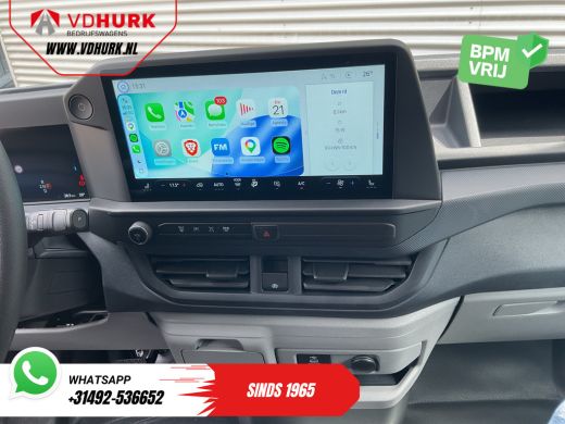Ford E-Transit Custom L2 330 km WLTP LED/ Standkachel/ Stoelverw./ Snellader/ 2.3t Trekverm./ Carplay/ Climate/ Camera/... ActivLease financial lease