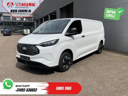 Ford E-Transit Custom L2 330 km WLTP LED/ Standkachel/ Stoelverw./ Snellader/ 2.3t Trekverm./ Carplay/ Climate/ Camera/... ActivLease financial lease