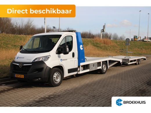 Opel Movano 2.2D 165 L3 Autotransporter + aanhanger | Luchtvering | Tijhof Aluliner | Navigatie | Apple Carpl...