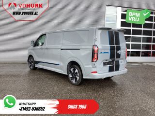Ford E-Transit Custom Sport L2 330km WLTP LED/ 2x Schuifdeur/ Adapt.Cruise/ Elek.Stoel/ Standkachel/ Stoelverw./ Carpla...