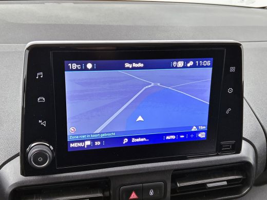 Peugeot Partner 1.2 Benzine 111PK Euro6 Premium / Airco / Navigatie / Cruise-ctr. / Schuifdeur + Raam / Radio mul... ActivLease financial lease