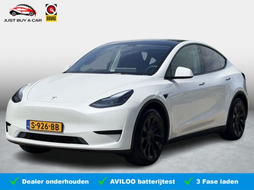 Tesla Model Y RWD 58 kWh SoH 94,5% / Trekhaak / Panoramadak / Warmtepomp / Memory / Stoelverwarming en Ventilat...