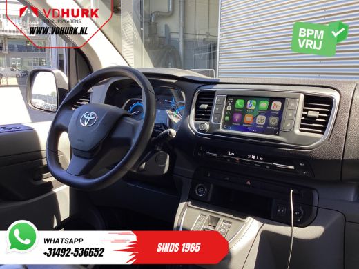 Toyota ProAce L3 75 kWh 345km WLTP 2x Schuifdeur/ LED/ Head-Up/ Snellader/ Keyless/ Stoelverw./ Carplay/ Navi/ ... ActivLease financial lease
