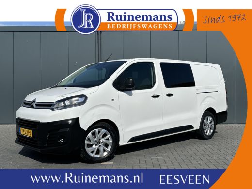 Citroën Jumpy 2.0 BlueHDI 180 PK / AUTOMAAT / L3H1 / DUBBEL CABINE / 2x SCHUIFDEUR / TREKHAAK / CAMERA / BLIND ...
