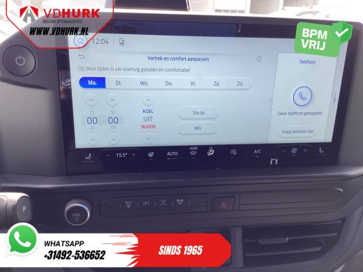 Ford E-Transit Custom L2 Trend 330 WLTP LED/ Snellader/ Standkachel/ Stoelverw./ Carplay/ Camera/ Climate ActivLease financial lease