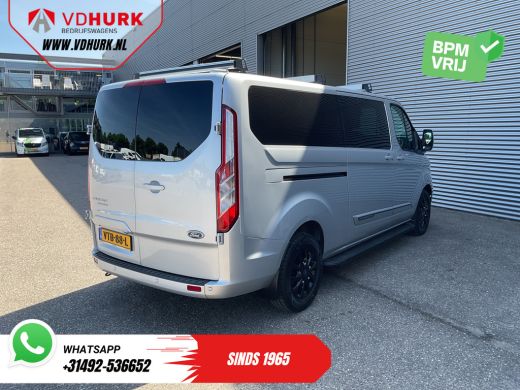 Ford Transit Custom 2.0 TDCI 130 pk Aut. L2 DC Dubbel Cabine 2xSchuifdeur/ NL Auto/ Carplay/ Leder/ Stoelverw./ Navi/... ActivLease financial lease
