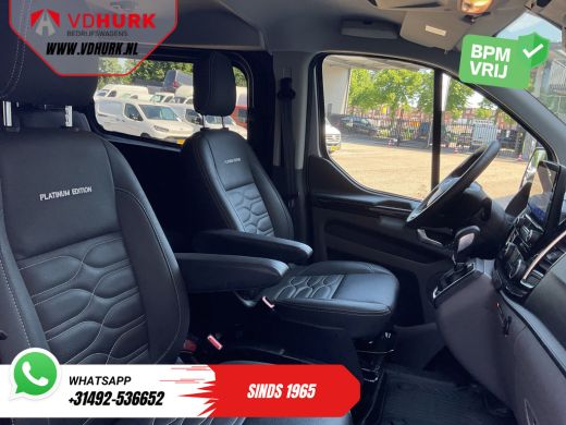 Ford Transit Custom 2.0 TDCI 130 pk Aut. L2 DC Dubbel Cabine 2xSchuifdeur/ NL Auto/ Carplay/ Leder/ Stoelverw./ Navi/... ActivLease financial lease