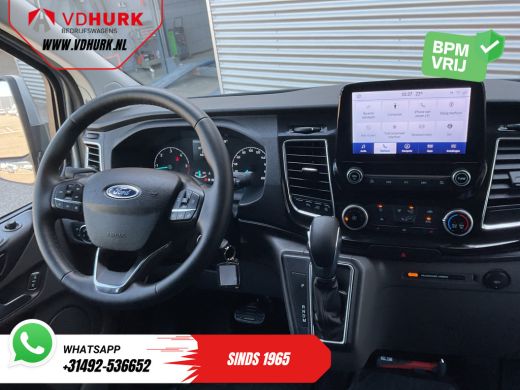Ford Transit Custom 2.0 TDCI 130 pk Aut. L2 DC Dubbel Cabine 2xSchuifdeur/ NL Auto/ Carplay/ Leder/ Stoelverw./ Navi/... ActivLease financial lease